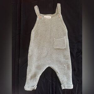 Rabbit + Bear Knit Overalls